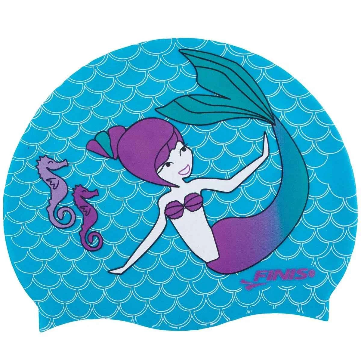 FINIS Mermaid™ Silicone Kids Swim Cap – Comfortable, Splash-Proof