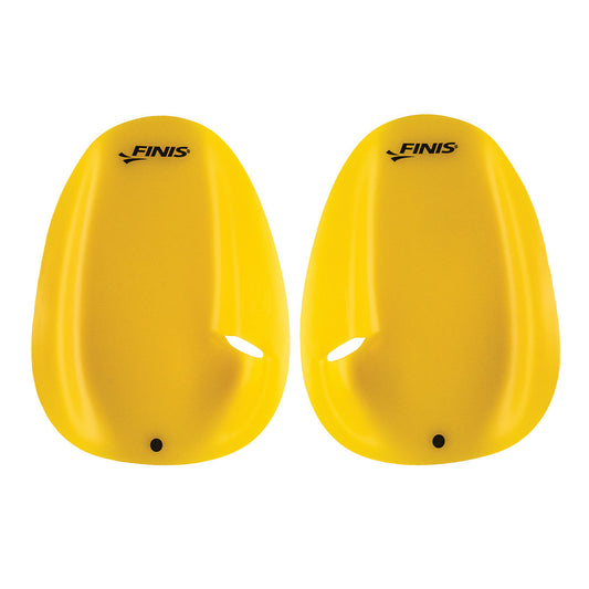 FINIS Agility Paddle Floating Small, Yellow Front view