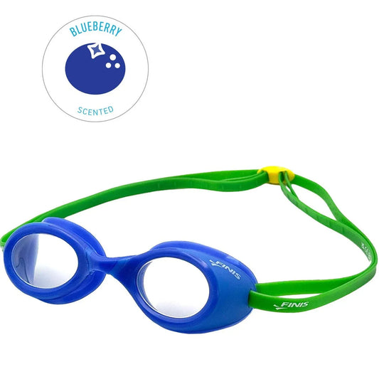 FINIS Fruit Basket Kids' Swim Goggles in Blueberry, front view