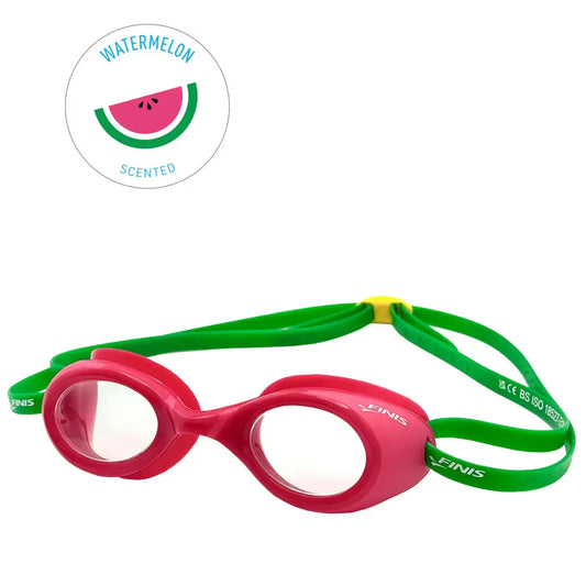 FINIS Fruit Basket Kids' Swim Goggles in Watermelon, front view