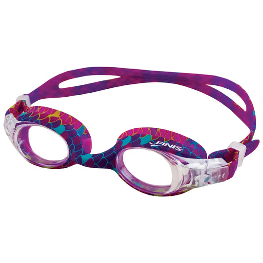FINIS Mermaid™ Kids' Swim Goggles in Scales design, front view