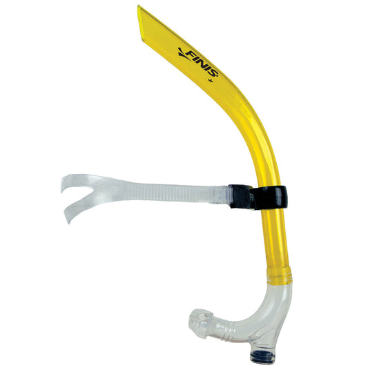 FINIS Original Swimmer’s Snorkel Jr in Yellow, front product view