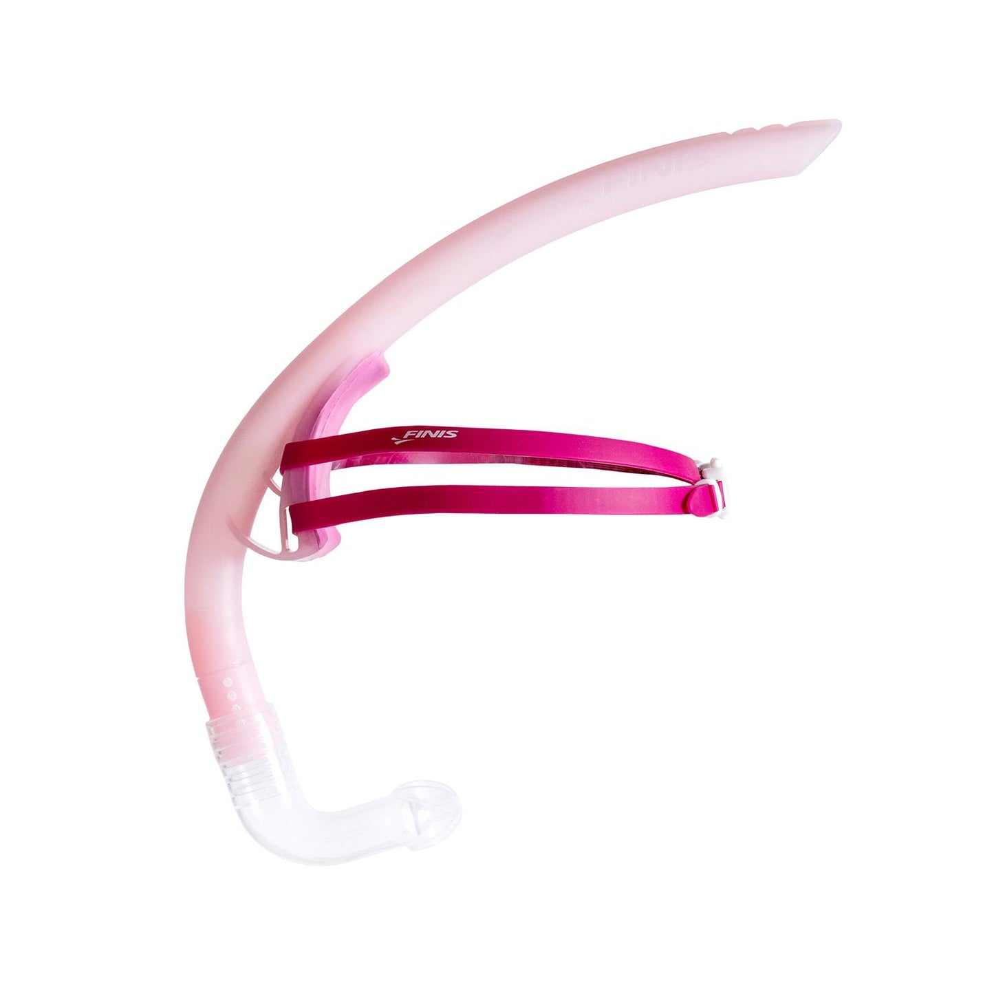 FINIS Stability Snorkel Orchid centre-mount swim training snorkel full product view