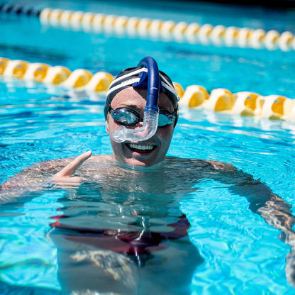 FINIS Stability Snorkel – Centre-Mount Technique Training Snorkel (Sage / Glacier / Orchid / Navy)